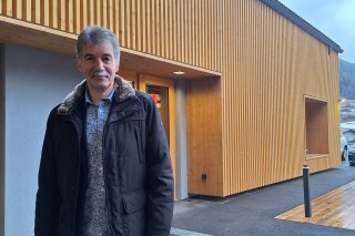 Fabien Sauthier, président de Val de Bagnes, nous a donné rendez-vous à la fromagerie d'Etiez.